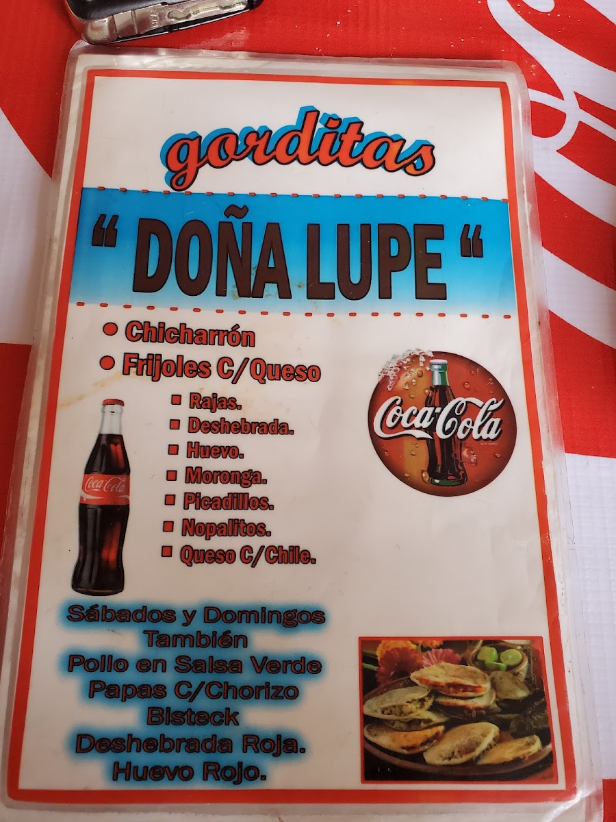 Doña Lupe Menu - Image 1